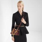 FENDI Peekaboo ISeeU Petite Burgundy inlaid hagfish leather bag - Image 6